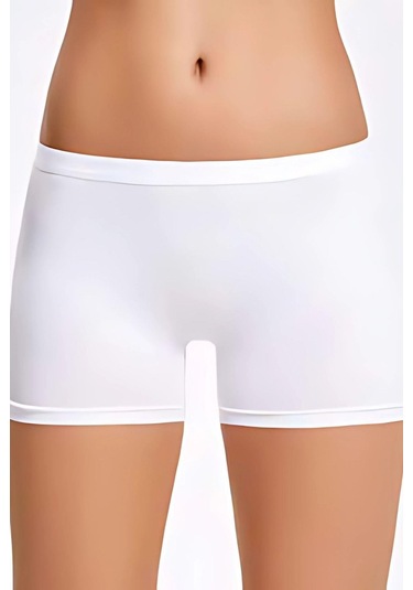 Lycra Modal Supreme Şort Kadın 2255 Beyaz