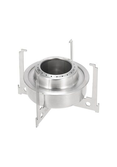 Youtek Kompakt Ultralight Çadır Isıtıcı, Katlanabilir Ayaklı Ince Alkollü Ocak, Dış Mekan Ve Kamp İçin, Paslanmaz Çelik, Taşınabilir Gümüş