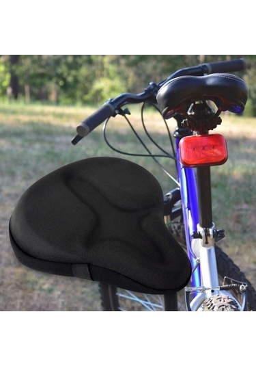 Fochsia Siyah Stil Egzersiz Bisikleti Koltuğu Jel Minder Örtüsü Parçaları Büyük Geniş Bisiklet S Altın