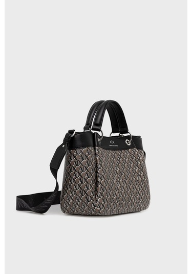 Armani Exchange Bayan Çanta Xw000393 Af17145 M6029 Gri-siyah Gri-siyah