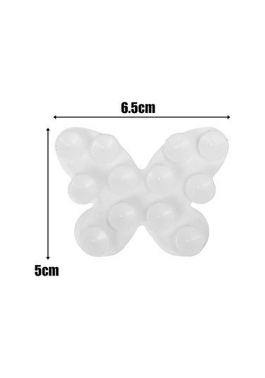 Goldenqian Güçlü Çift Taraflı Vantuz Telefon Tutucu Standı İphone 16 Samsung Xiaomi Evrensel Kaymaz Silikon Emme Braketi White 1pcs White 1pcs