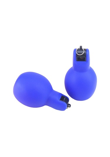 Suntek 2 Adet El Sıkma Düdükleri Manuel Yüksek Sesle Eğitim Mavi