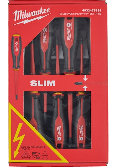 Milwaukee Tri-lobe Tornavida Set 7 Parça 4932478739