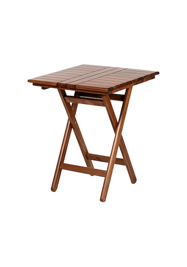 Atina 60X60 Katlanabilir Ahşap Bahçe Balkon Masası