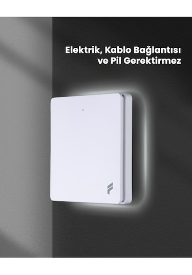 Fonri Kablosuz Tekli Duvar Anahtarı-kendinden Enerjili Ve Akıllı