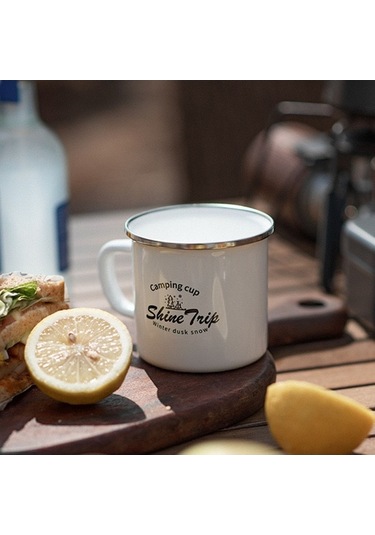 Pazly Shanqu Taşınabilir Soğuk İçecek Bardağı, Beyaz, 350ml, Paslanmaz Çelik, Piknik Barbekü Kamp Kupası Beyaz