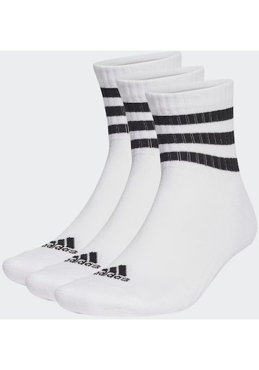 Adidas 3-stripes Cushioned Sportswear Mid Cut 3p Çorap 001
