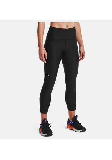 Under Armour Ua Tech Yüksek Bel Bilek Boy Kadın Tayt 1365335-001 Siyah
