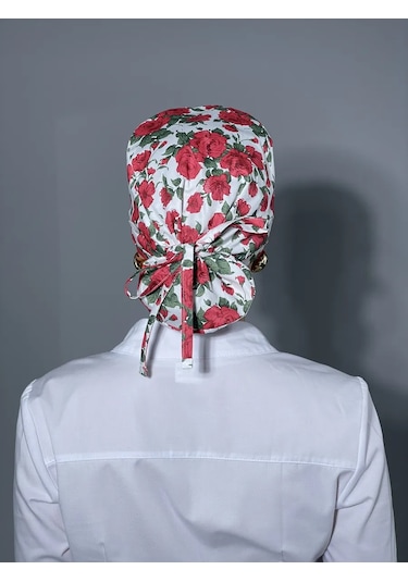Geminiko Çok Kullanımlık Desenli Pamuklu Hemşire Şapkası 428857767