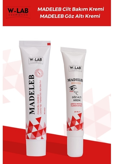 W-Lab Cosmetics Madeleb Krem + Madeleb Göz Altı Krem Set