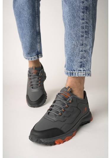 Muggo North Unisex Garantili Trekking Outdoor Ayakkabı Füme