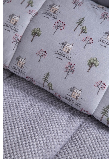 Çift Kişilik Winter Softly Uyku Seti Lila