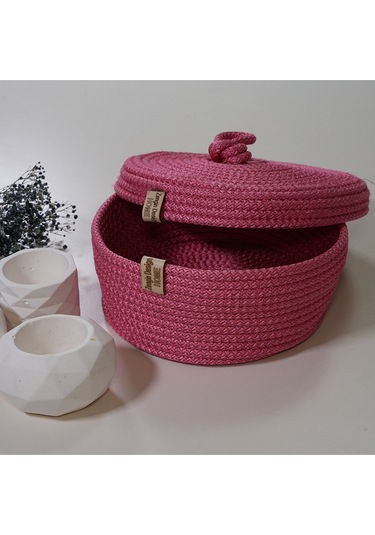 Zengin Design Home Zengin Supla Ekmek Sepeti Pembe