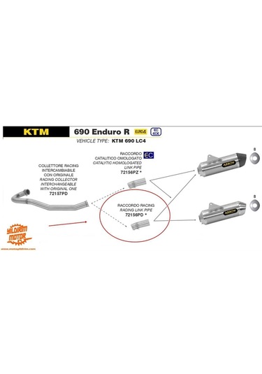 Arrow Ktm 690 Smc/enduro Egzoz Bağlatısı 19-24