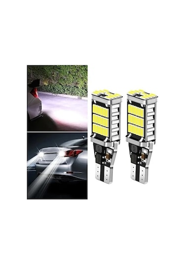 Citroen Ds3 Plaka Parklar Için T15 W16w Beyaz 45 Led Ampul 2 Adet