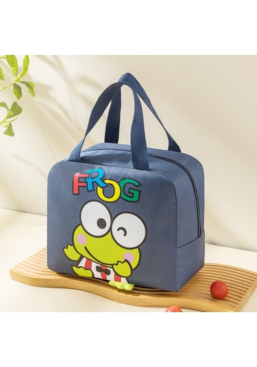 Jian Fan Karikatürlü Yemek Çantası Taşınabiler Is Koruma Kutusu-pembe Pembe