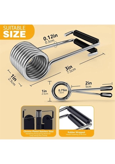 Ulzyvf Yaylı Yaylı Menteşeli Kelebek Kapı Kapı Kapatıcı, Kapatıcı Adet 8 Gi