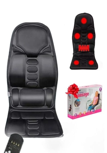 Titreşimli Kumandalı Ofis Ve Araç İçin Koltuk Masaj Minderi Isıtm