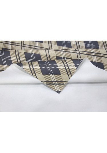 Astarlı Silinebilir Pvc Muşamba Masa Örtüsü 1202-4-kahve