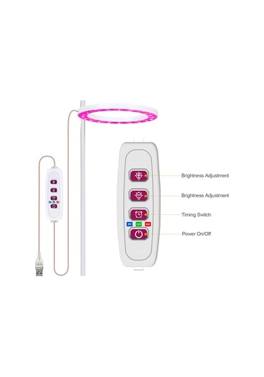 Led Bitki Büyüme Lambası Sukulent Bitki Dolgu Işığı Bitki Büyüme Lambası İç Mekan Saksı Bitkisi Bitki Lambası Zamanlama Karartma Işığı Çok Renkli