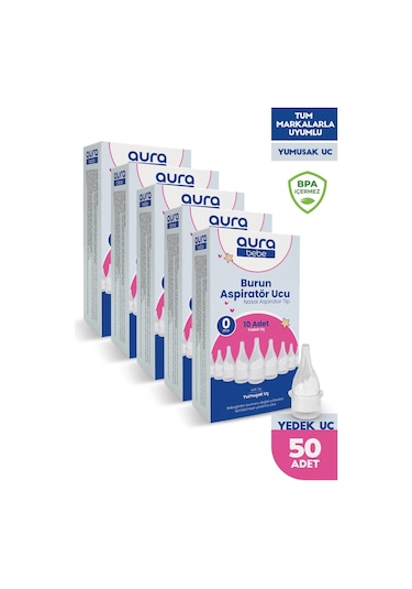 Nazal Burun Aspiratörü Yedek Uç 50 Adet