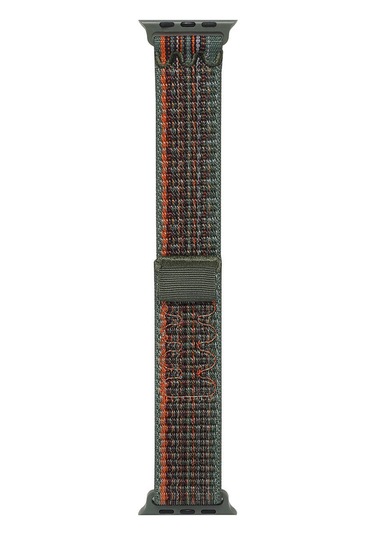 Ariatech Watch 10 42mm Uyumlu Krd-91 Hasır Kordon Strap Kayış-koyu Yeşil