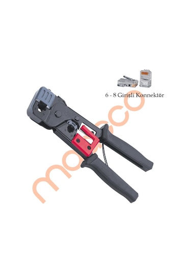 Ht-86 Rj45 Cat5 Rj11 Nesil Ağ Internet Konnektör Sıkma Pe .