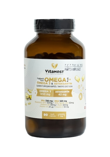 Vitamost Omega Plus 90 Kapsül