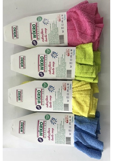 Wikro 2 Adet Mikrofiber Mop Paspas Yedek Ucu Vileda Tipi Mop