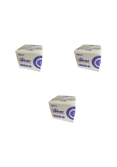 Focus Joker Masaüstü Tek Çek V Katlama Kağıt Dispenser Peçete 2 Kat 3 x 250'li