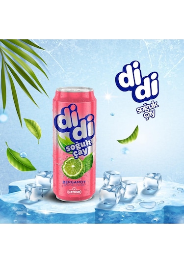 Çaykur Didi Bergamot Aromalı Soğuk Çay 500 Ml X 12 Adet