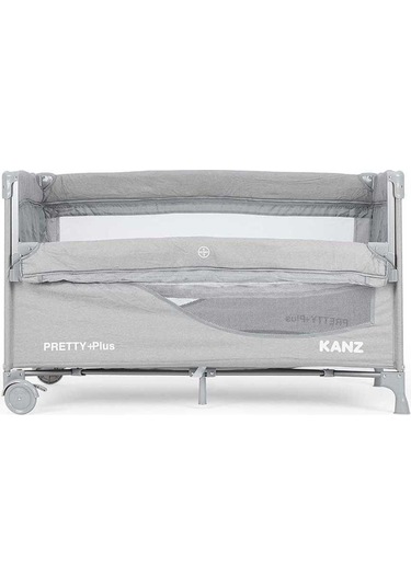 Pretty Plus Anne Yanı & Oyun Parkı Park Yatak Gri