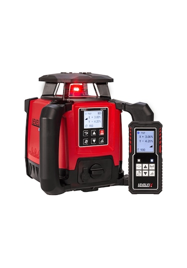 Levelfix 650HVS Eksenel Rotasyon Lazer - Mm Dedektörlü