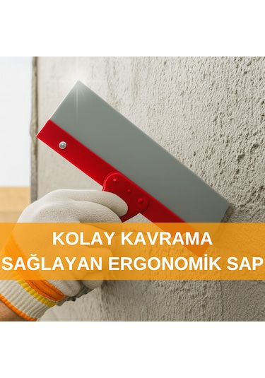30cm Raspa Zemin Duvar Yer Tavan Köşe Büyük Profesyonel Kırmızı