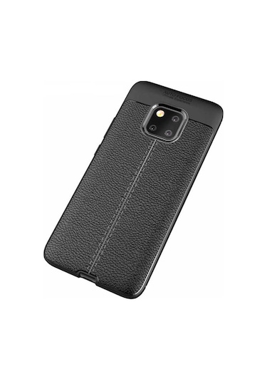 Huawei Mate 20 Pro Kilif Deri Tarzi Niss Silikon Case 389468501