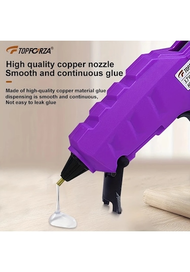 Honeybeeshop Topforza Mini Sıcak Tutkal Tabancası 8w 2000mah Şarj Edilebilir 10 Renkli Çubuk Usb Şarj Anti Damlama Dıy Ev Onarımı