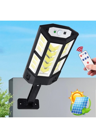 Hymark 249 Led Güneş Enerjili 3 Modlu Şarjlı Kumandalı Solar Aydı