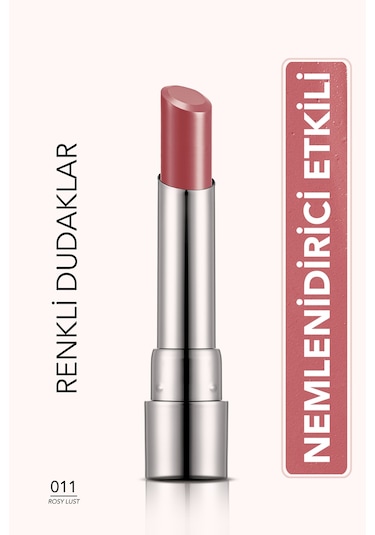 Flormar Nemlendirici Parlak Ruj (Pembe) - Sheer Up Lipstick New - 011 Rosy Lust - 8682536012096