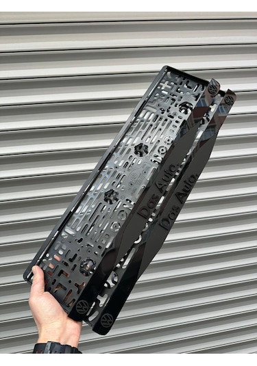 Vipplaka Das Auto Uyumlu Ortası Mat Plakalık
