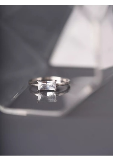 Sılverme 925 Ayar Gümüş Nişan Yüzüğü 203833993 Gümüş