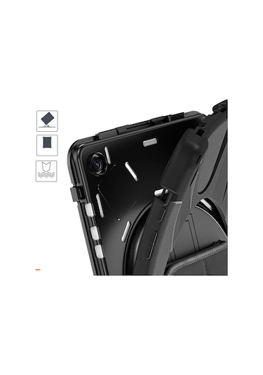 Samsung Galaxy Uyumlu Tab A9 Plus X210 X215 X216 Defender Askılı Zırhlı Tank Case