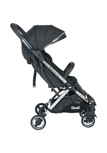 Duux Dubai Plus Kompakt Kabin Bebek Arabası Siyah