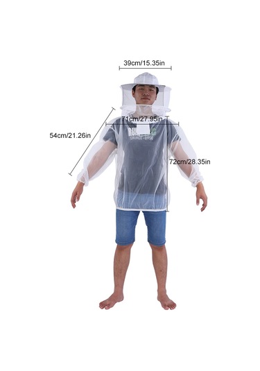 Şeffaf Arıcı Tulumu Yongtao