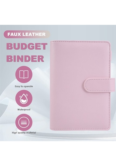 Dinosaurs A6 Bütçe Bağlayıcı, Fermuarlı Zarflar, Bütçe Planlayıcı Kitap Düzenleyici, Bütçeleme Için Nakit Zarflar Pembe Altın