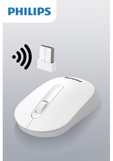 Philips Spk7402 M402 Beyaz Kablosuz Wireless Mouse