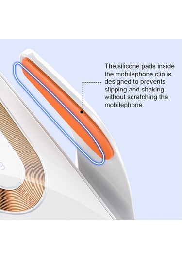 Yifomall Araç İçin Kablosuz Şarjlı Akıllı Manyetik Telefon Tutucu - 15w Hızlı Şarj, Navigasyon Uyumlu, Beyaz V58 Beyaz