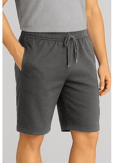 Wingetstar Cepli Bağcıklı Erkek Bermuda Şort Füme