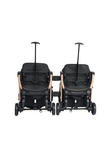 Lorelli Fiorano Kabin Set İkiz Bebek Arabası - Black