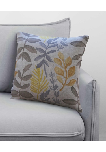 Melodie Keten Kırlent Kılıfı Desenli 45 x 45