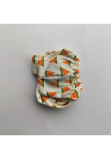 Elmpaly Yıkanabilir Sincap Bezleri, Küçük Evcil Hayvan Eğitim Ve Temizlik Ürünleri Karpuz Desenli